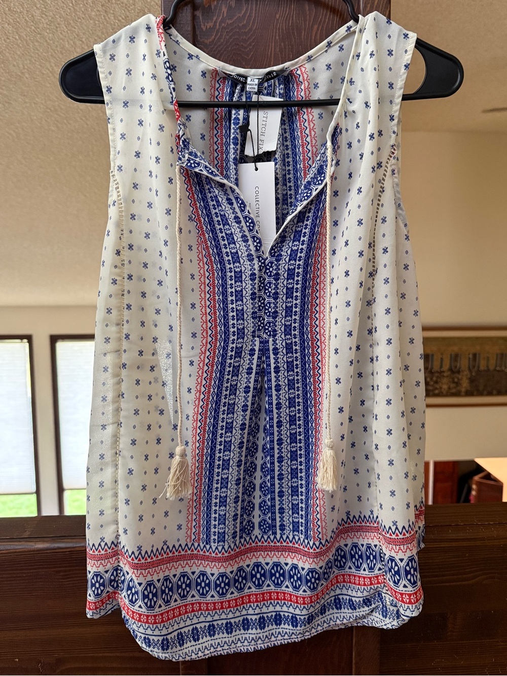 Collective Concepts for Stitch Fix NWT Sleeveless Blouse Size XL